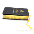 Customized holy hardcover spanish english holy bible print